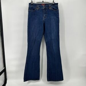 Levis Perfectly Slimming Bootcut Jeans Womens 10M Dark Wash Stretch Denim Y2K
